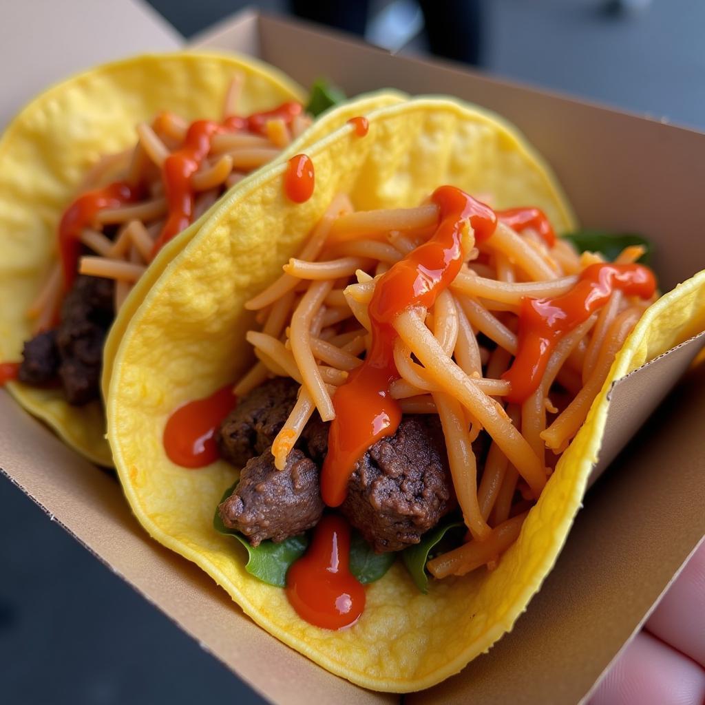 Dominic's Spicy Korean BBQ Tacos