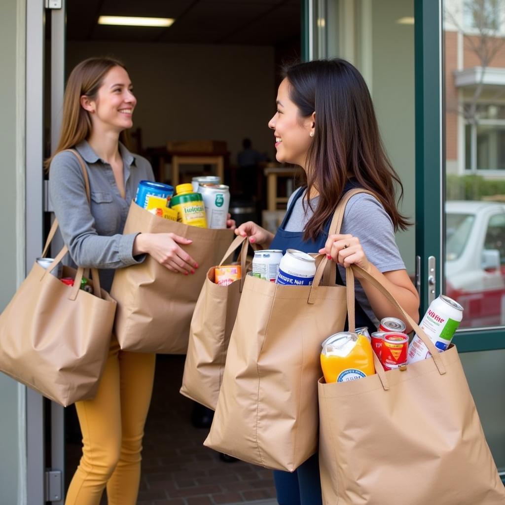 Donating Food to the Milton Food Pantry