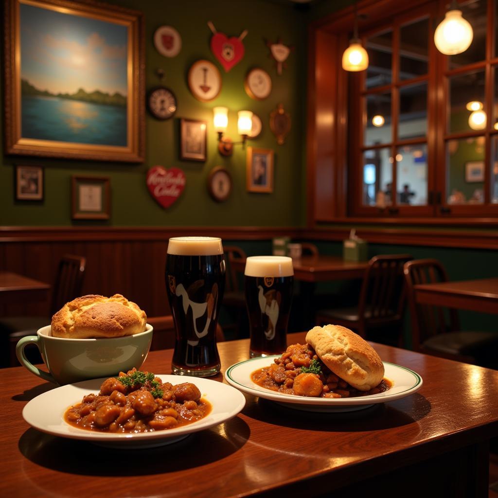 Traditional Irish Pub Food in Donegal