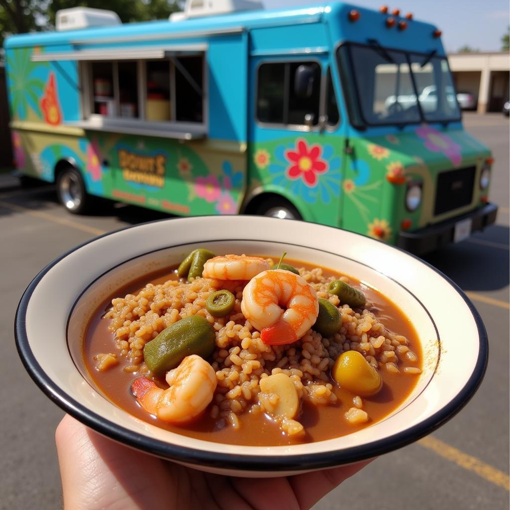 Down on the Bayou Food Truck Gumbo