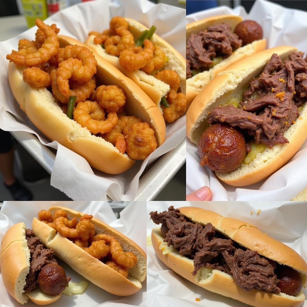 Down on the Bayou Food Truck Po'boys