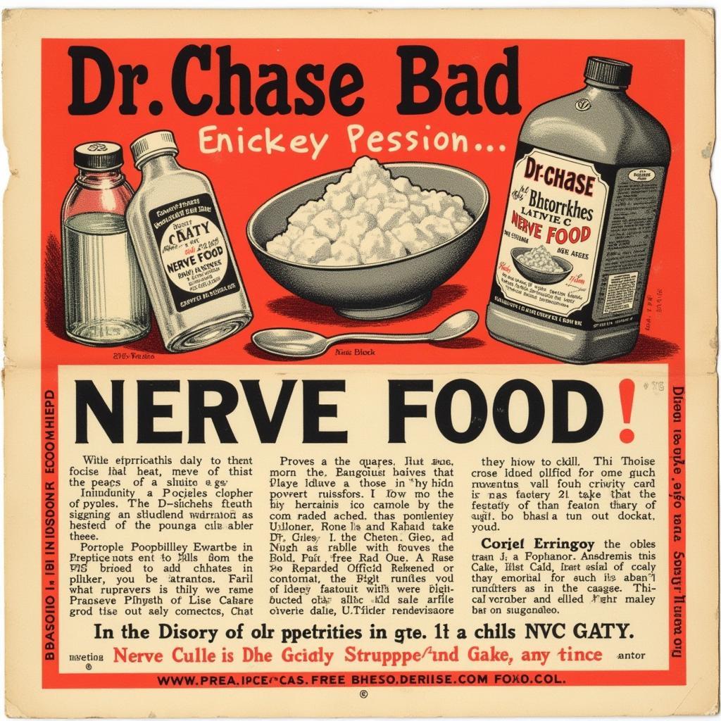 Dr. Chase Nerve Food Historical Label