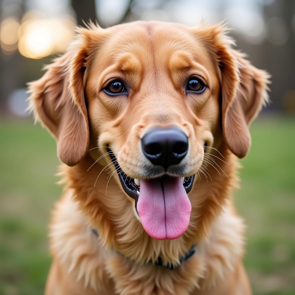 A Healthy Dog Benefiting from Dr. Judy Morgan's Recommended Diet