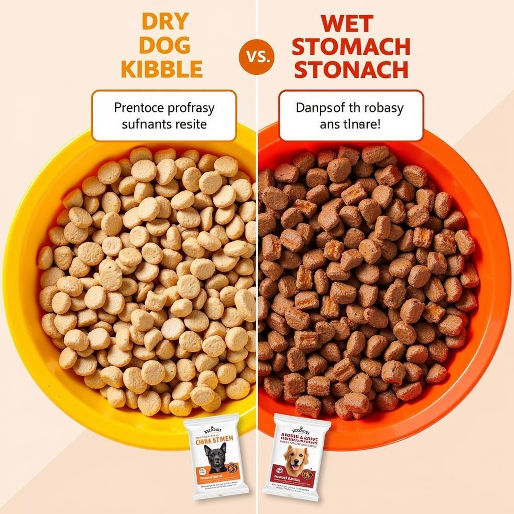 Comparison of Dry and Wet Dog Food for Sensitive Stomachs