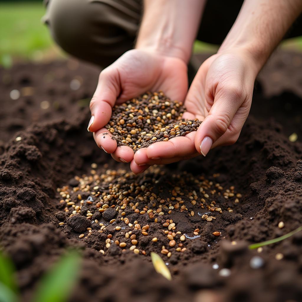 Duck Food Plot Soil Preparation and Seeding