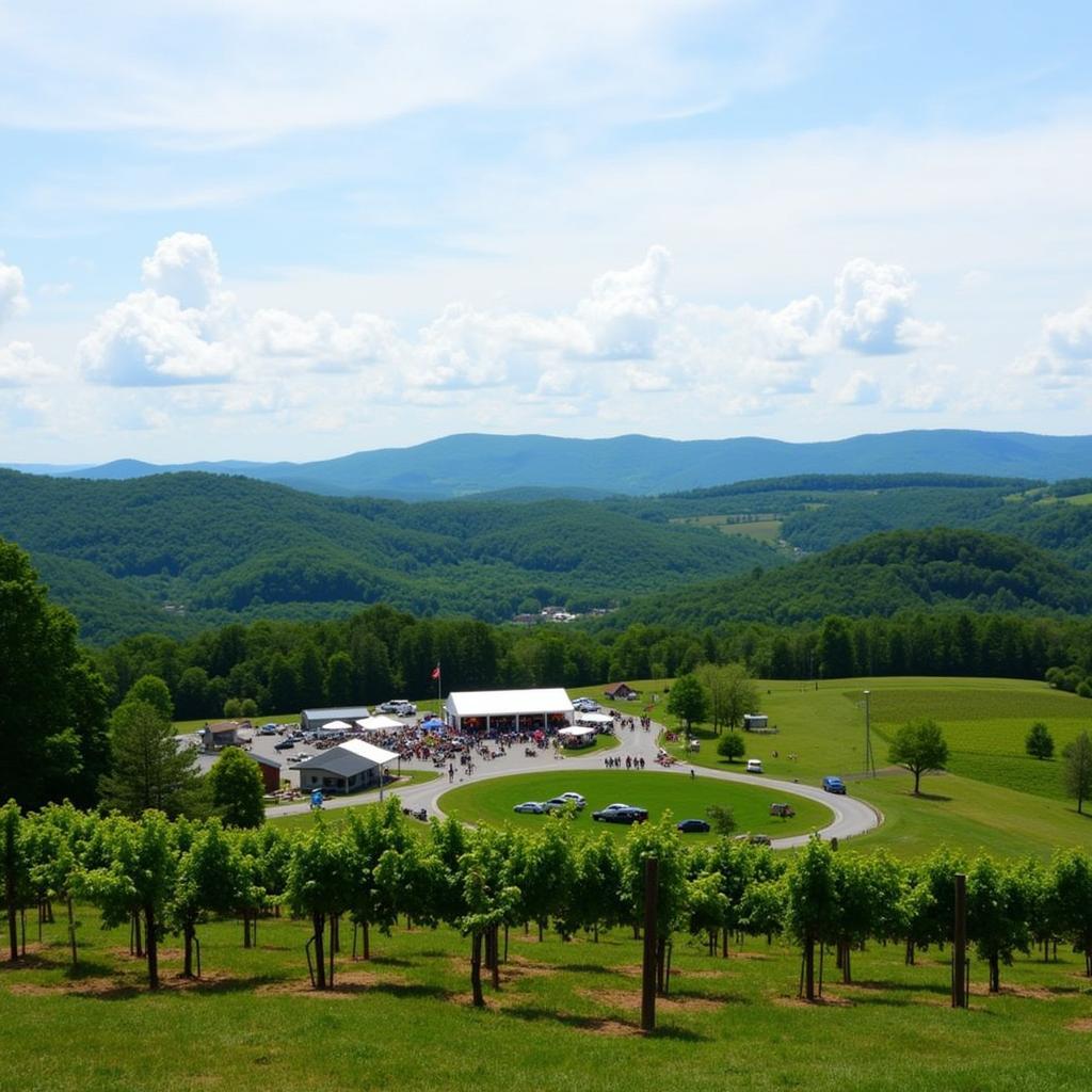 Dutchess County Wine and Food Festival Scenic View