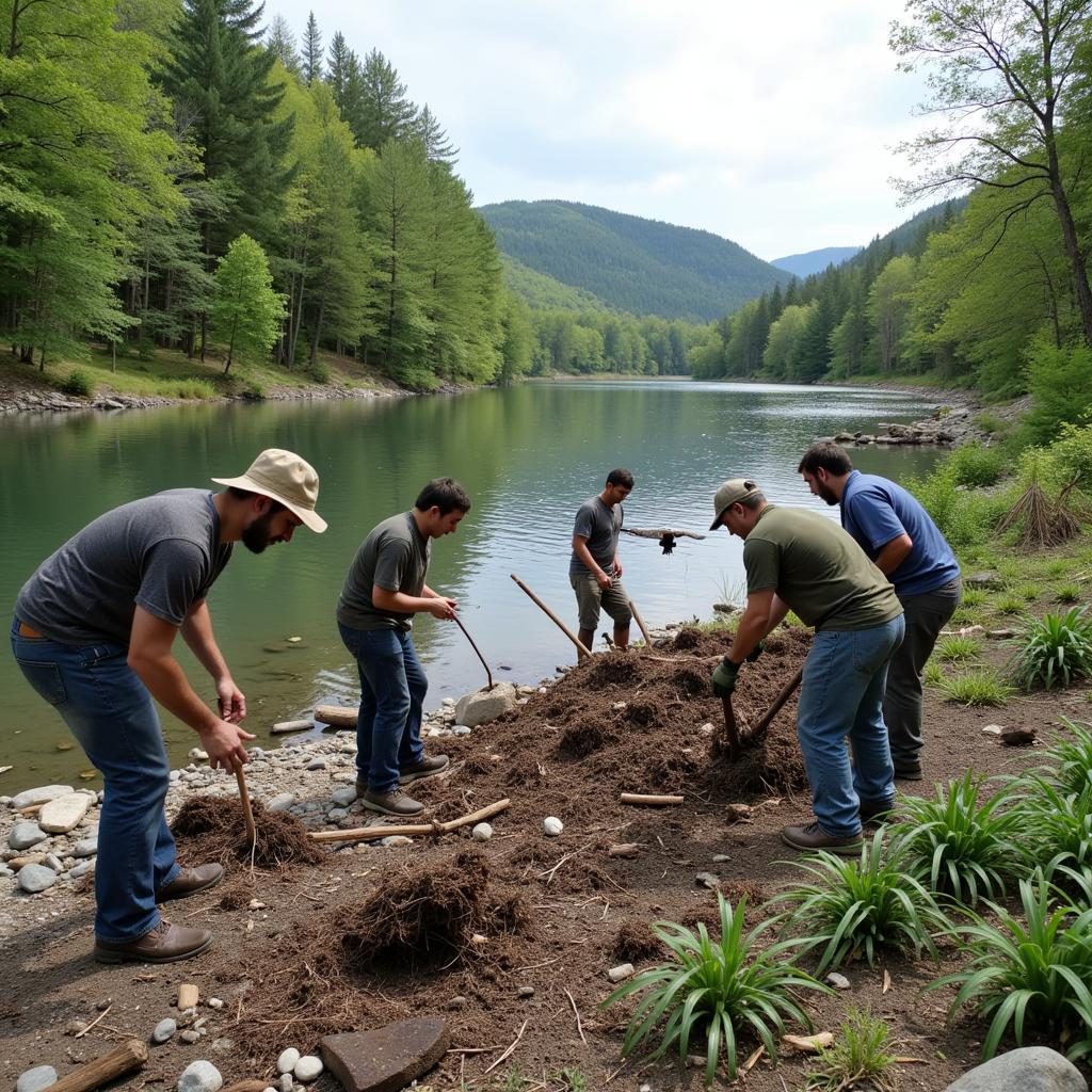 Eagle Fish Food and Conservation