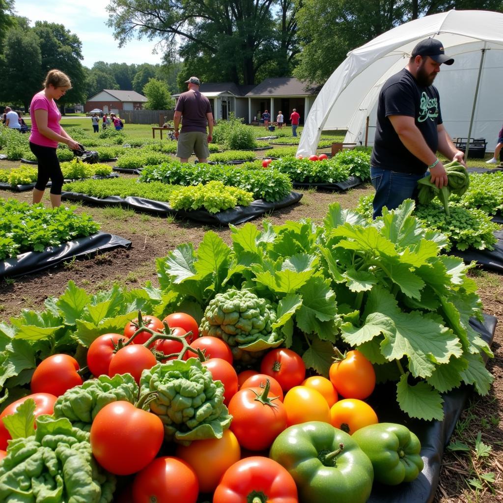 Easley Community Garden Fresh Produce