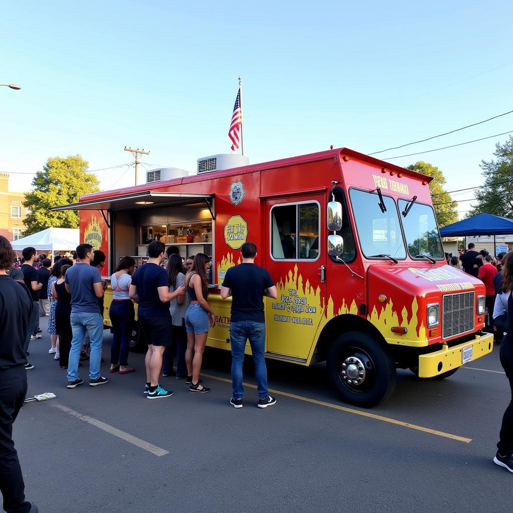 Eat This Jawn Food Truck Parked at a Local Event