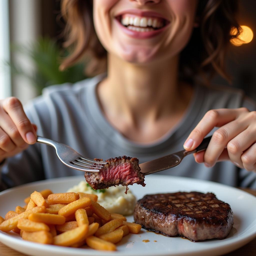 Enjoying Steak with Dentures: Tips and Techniques