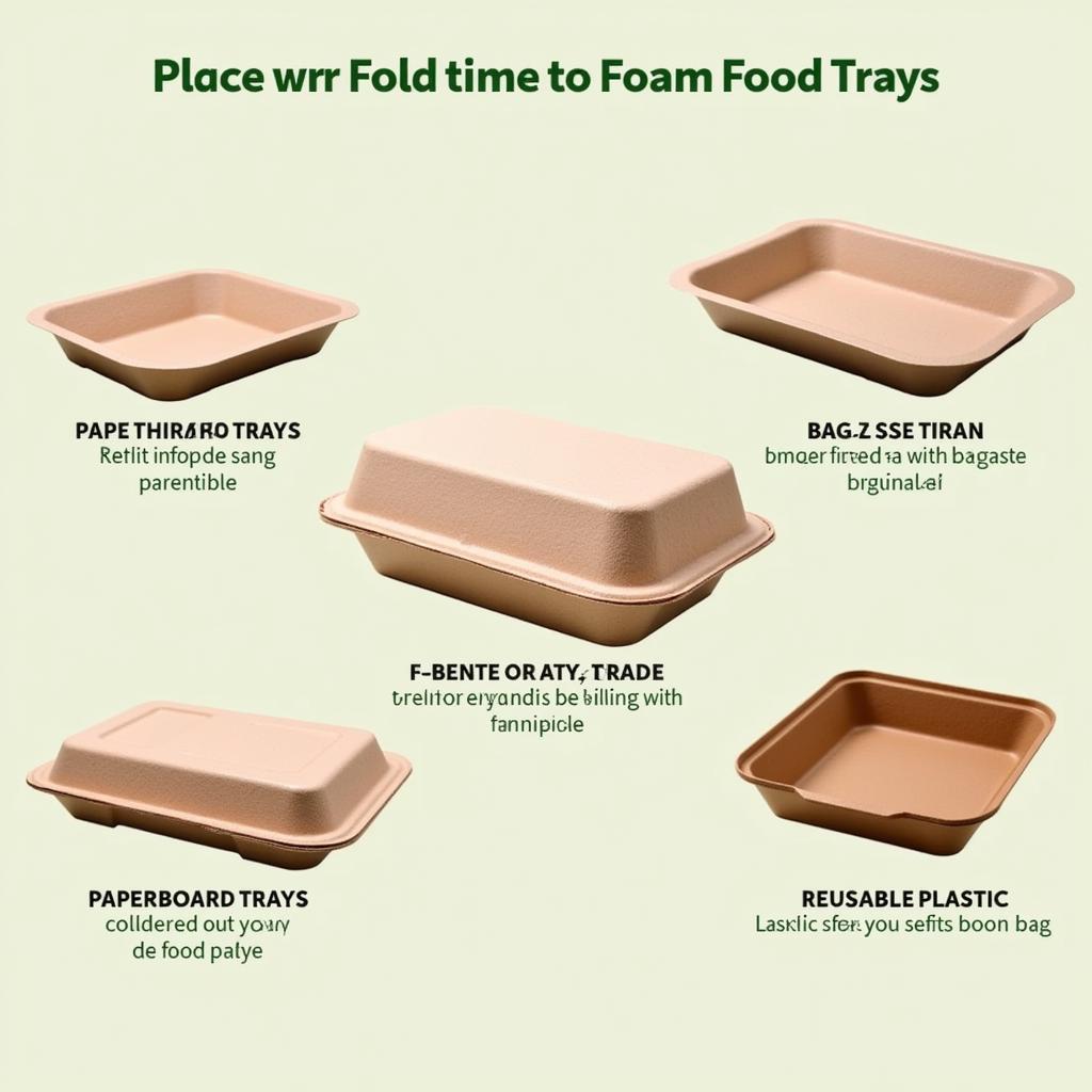 Eco-friendly alternatives to traditional foam food trays