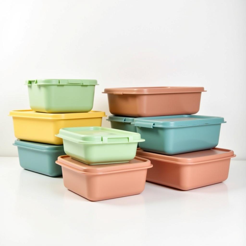 Eco-friendly reusable color food containers