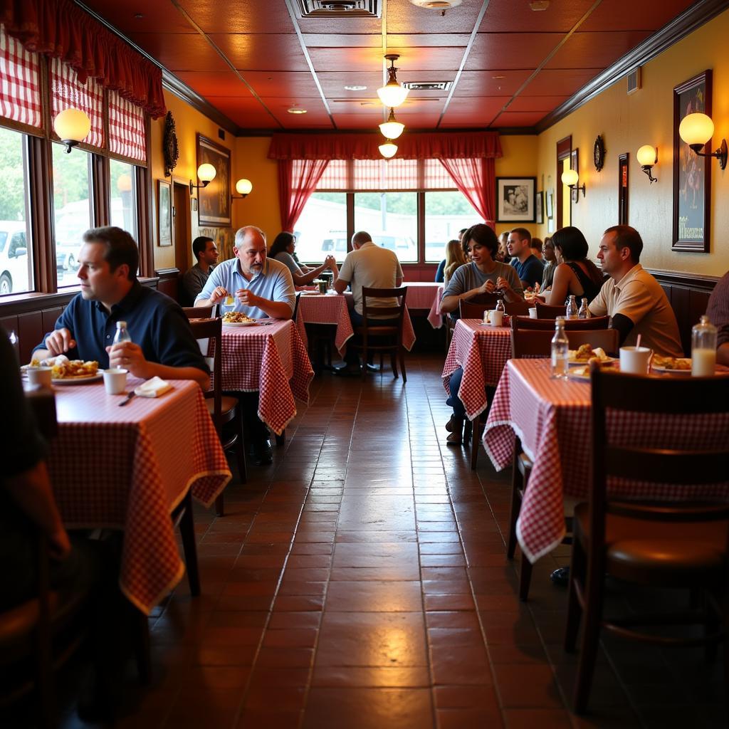 E J Soul Food Gastonia NC Dining Room