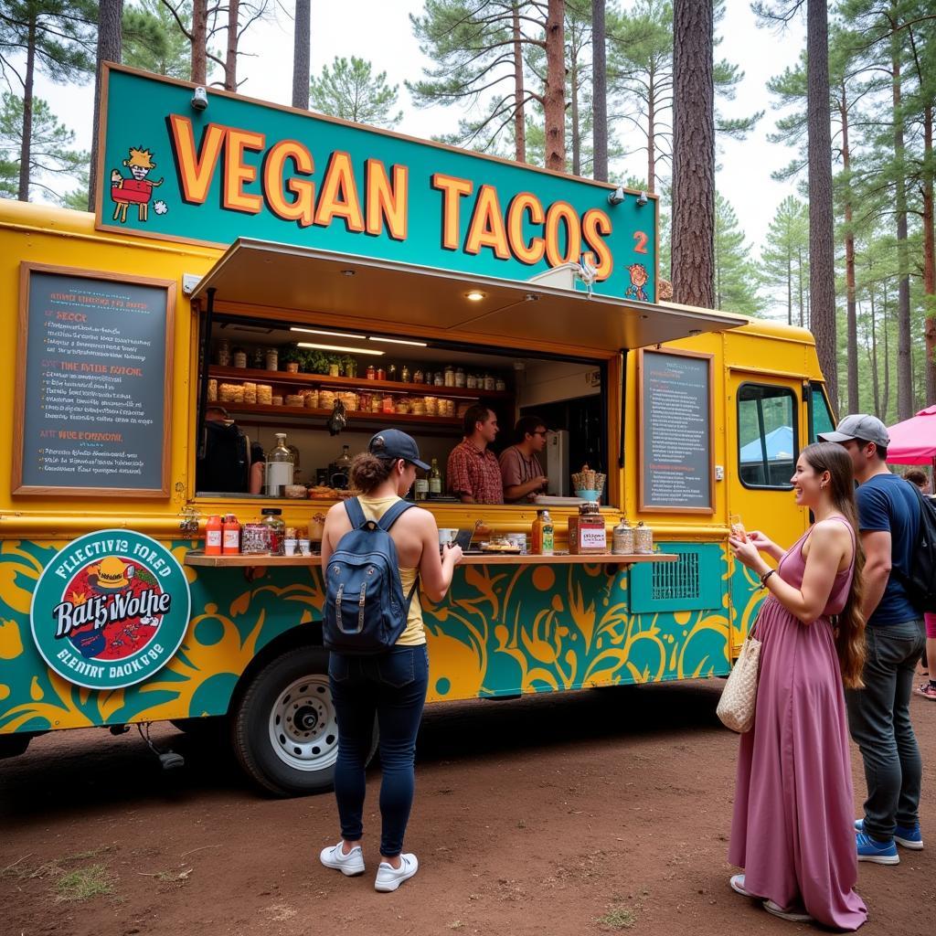 Electric Forest Food Truck Vegan Tacos