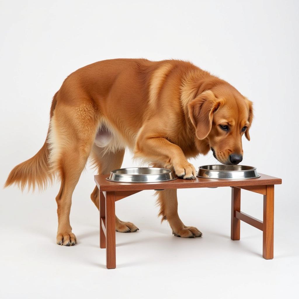 Elevated Dog Feeder for Large Breeds