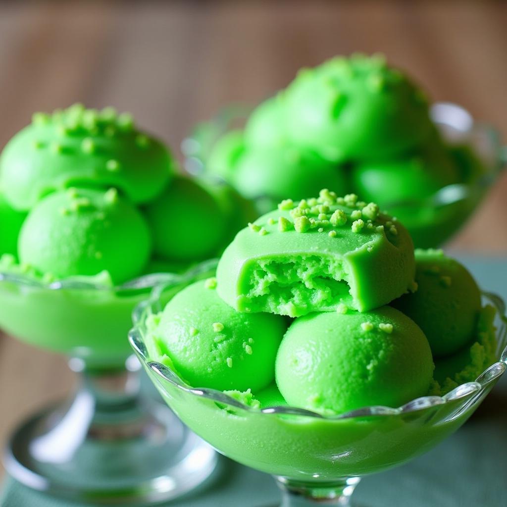 Emerald City Lime Sherbet with Edible Glitter