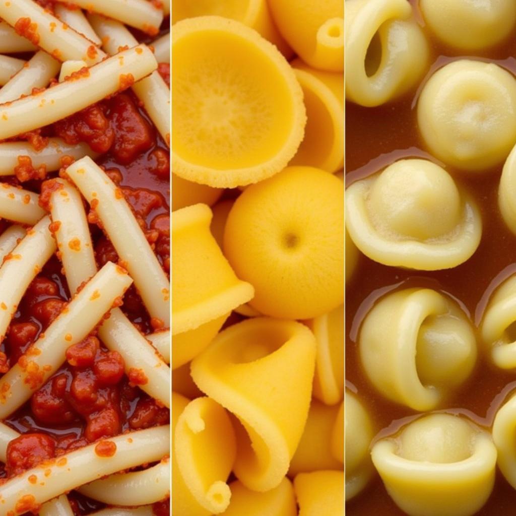 Emiliana Pasta Variety: Tagliatelle, Tortellini, and Cappelletti