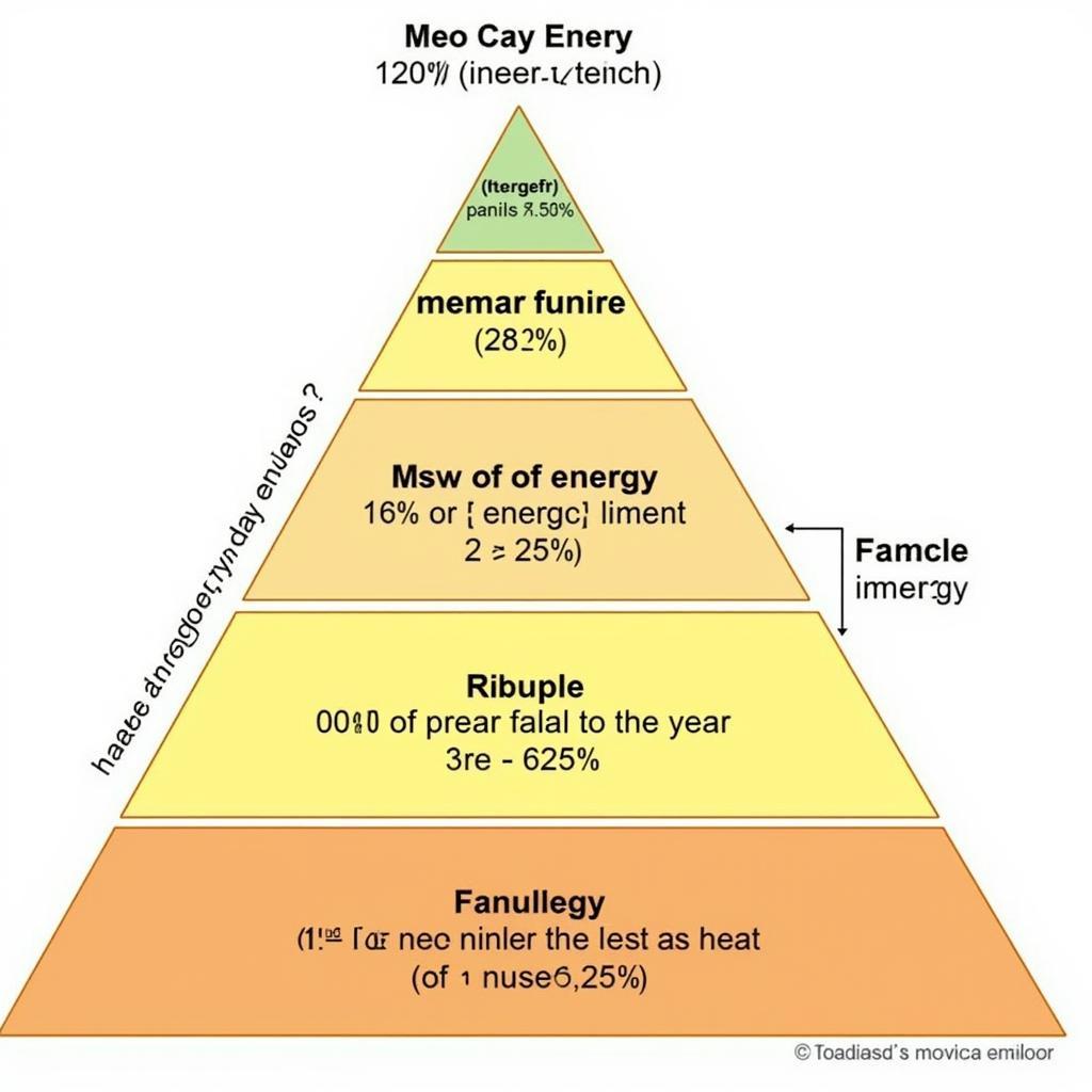 Energy Pyramid Trophic Levels Energy Transfer