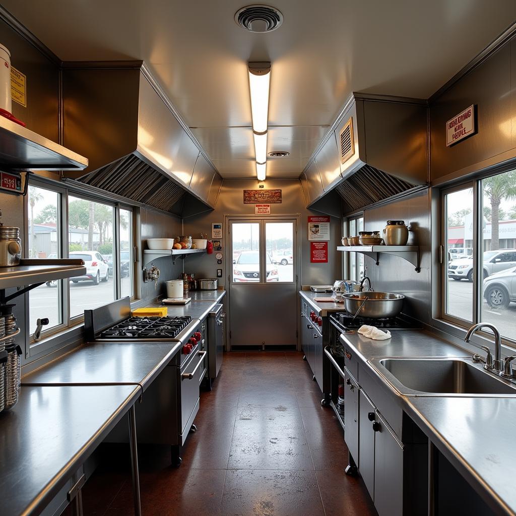 Well-Equipped Food Truck Kitchen in Tallahassee