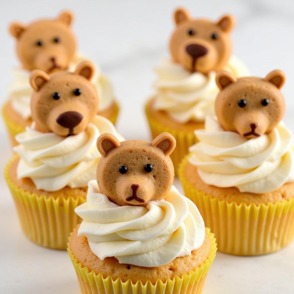 E S Foods Mini Animal Grahams as Cupcake Toppers