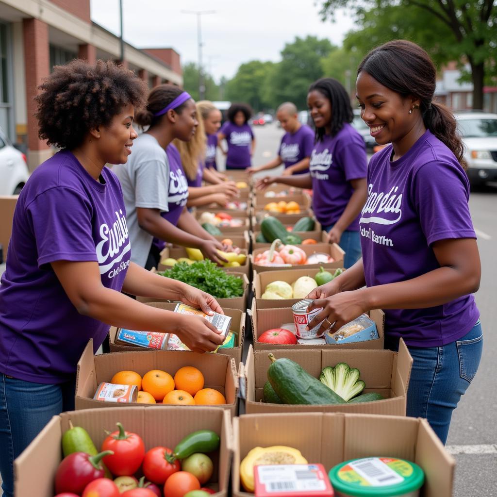 Euclid Food Bank Distribution Event