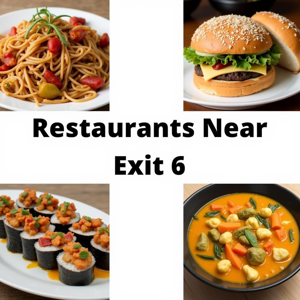 Diverse Food Options at Exit 6