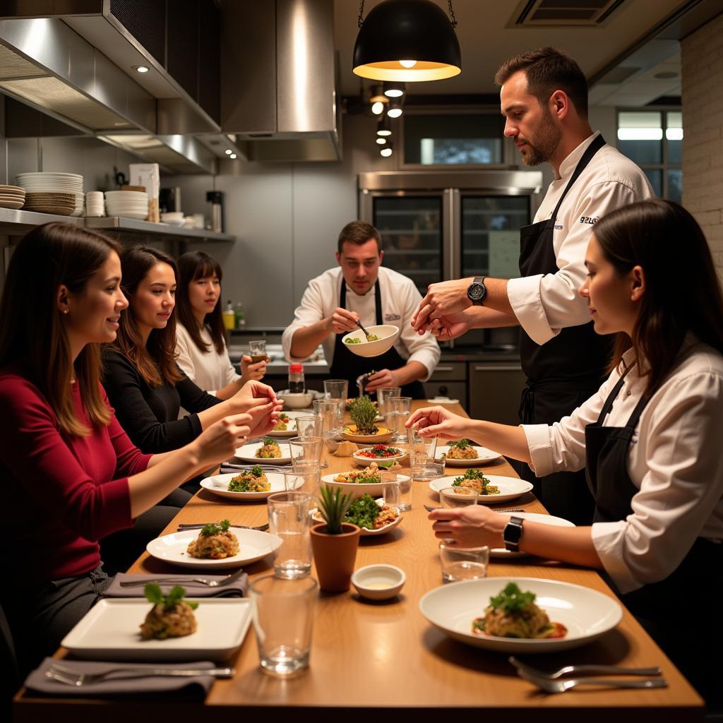 Experiential Dining at a Chef's Table