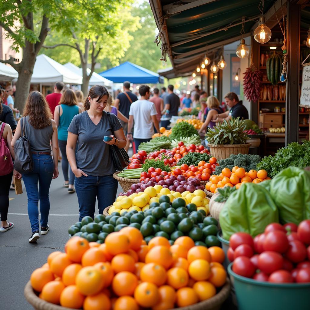 Exploring Local Farmers Market in the Valley