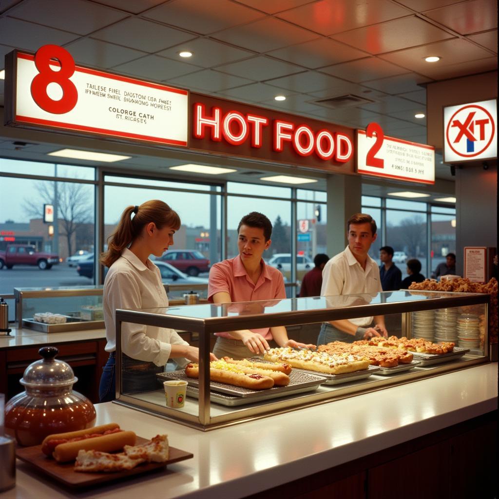 Exxon Hot Food Counter