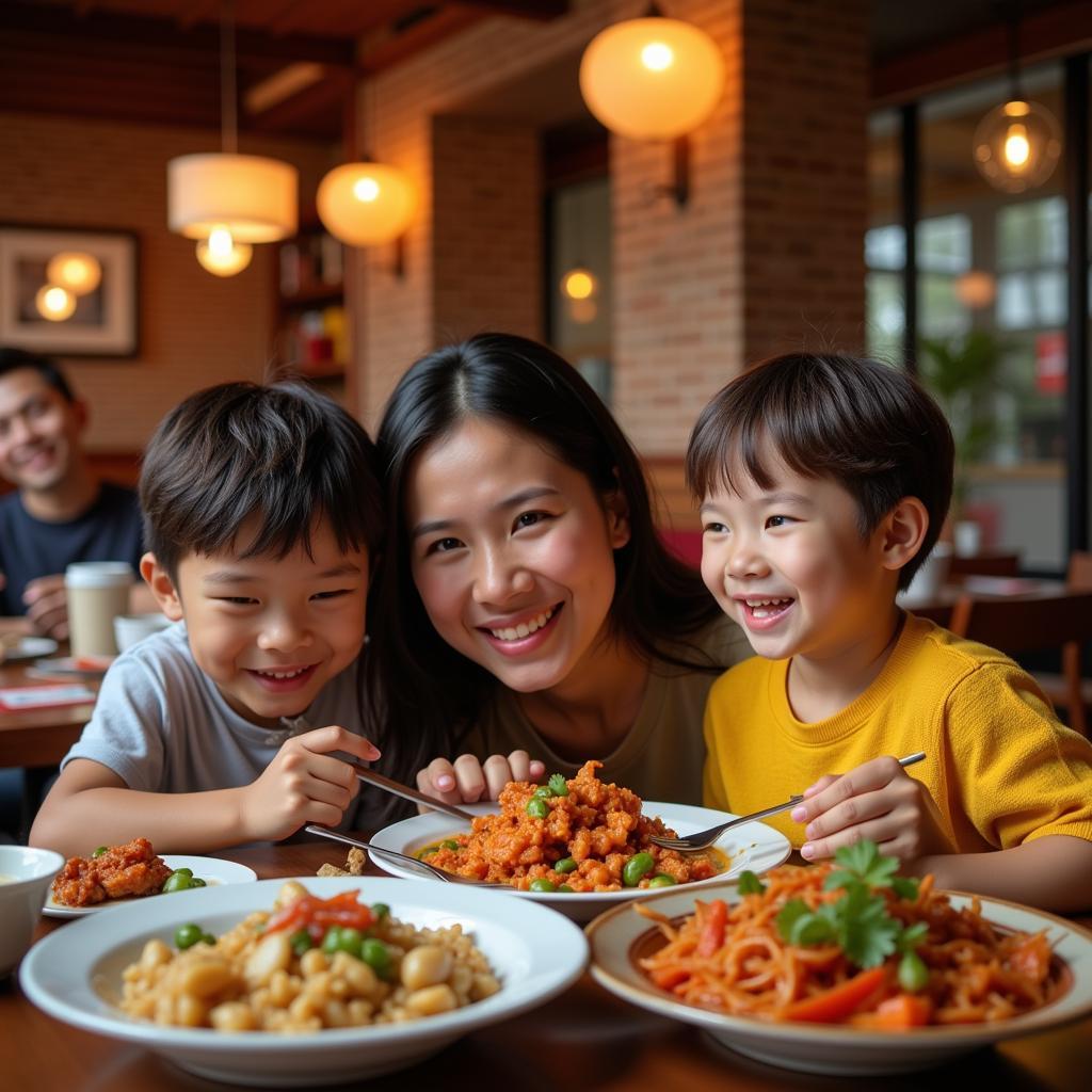 Family Dining at a Chinese Restaurant in Bolingbrook