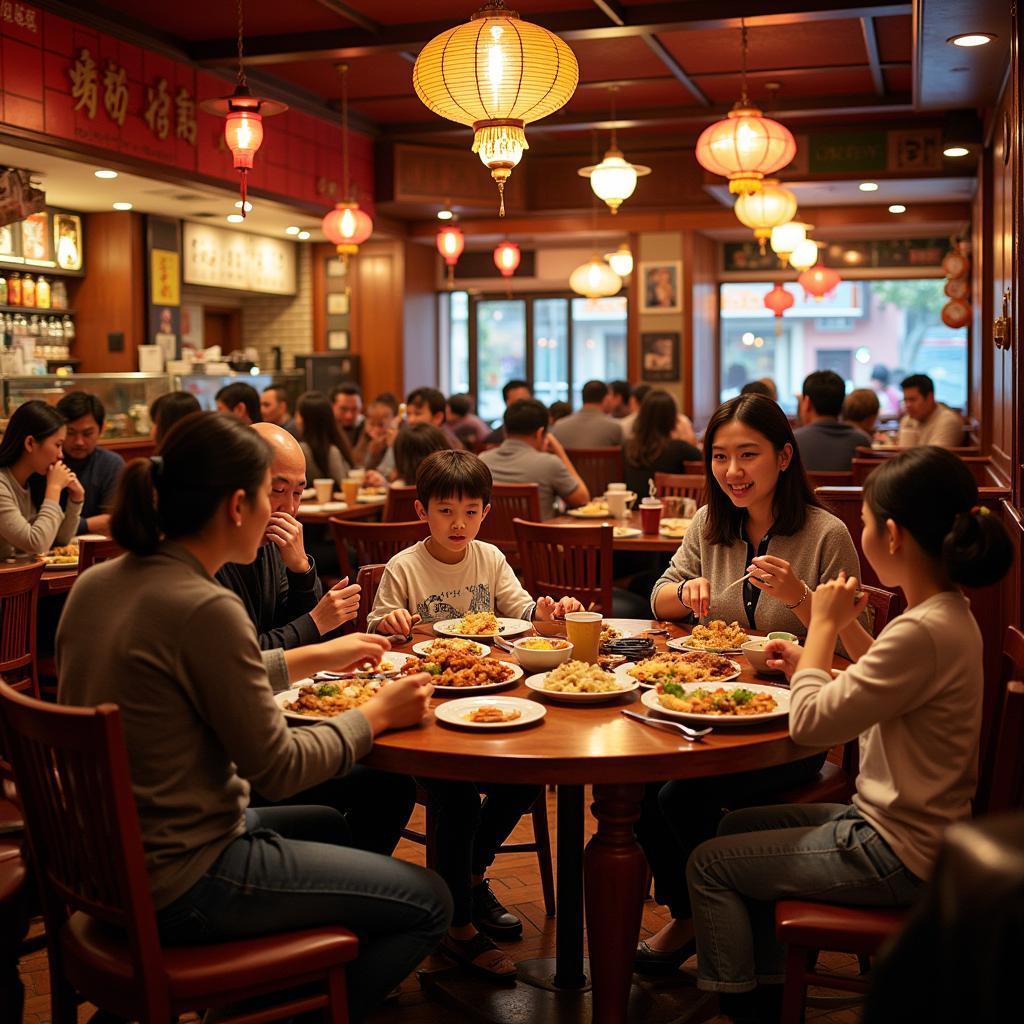 Family Dining at a Chinese Restaurant in Monroe NJ