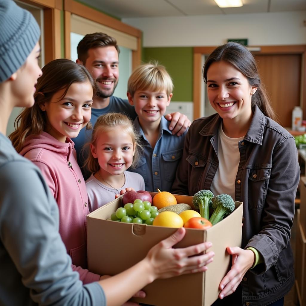 Family Receiving Food Assistance in Van Buren AR