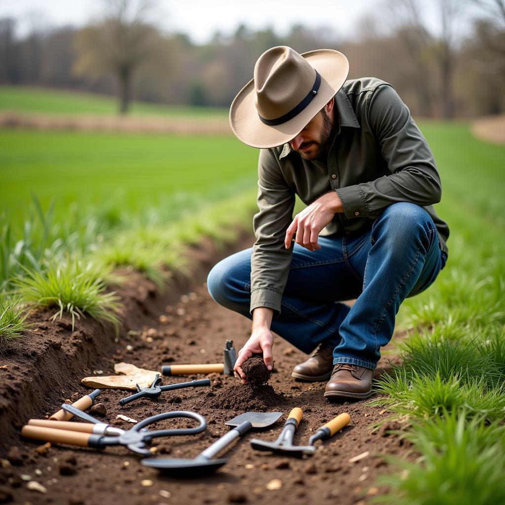 Farmer Soil Testing for Food Plot