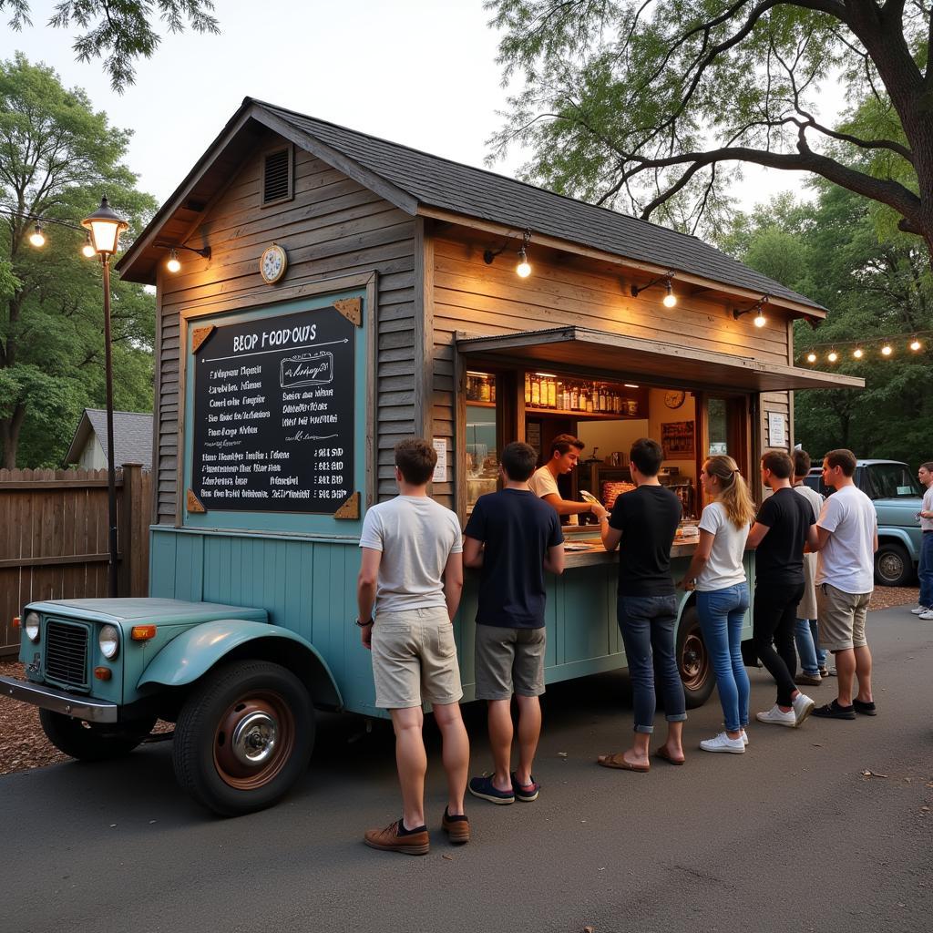 Farmhouse Food Truck Exterior Design