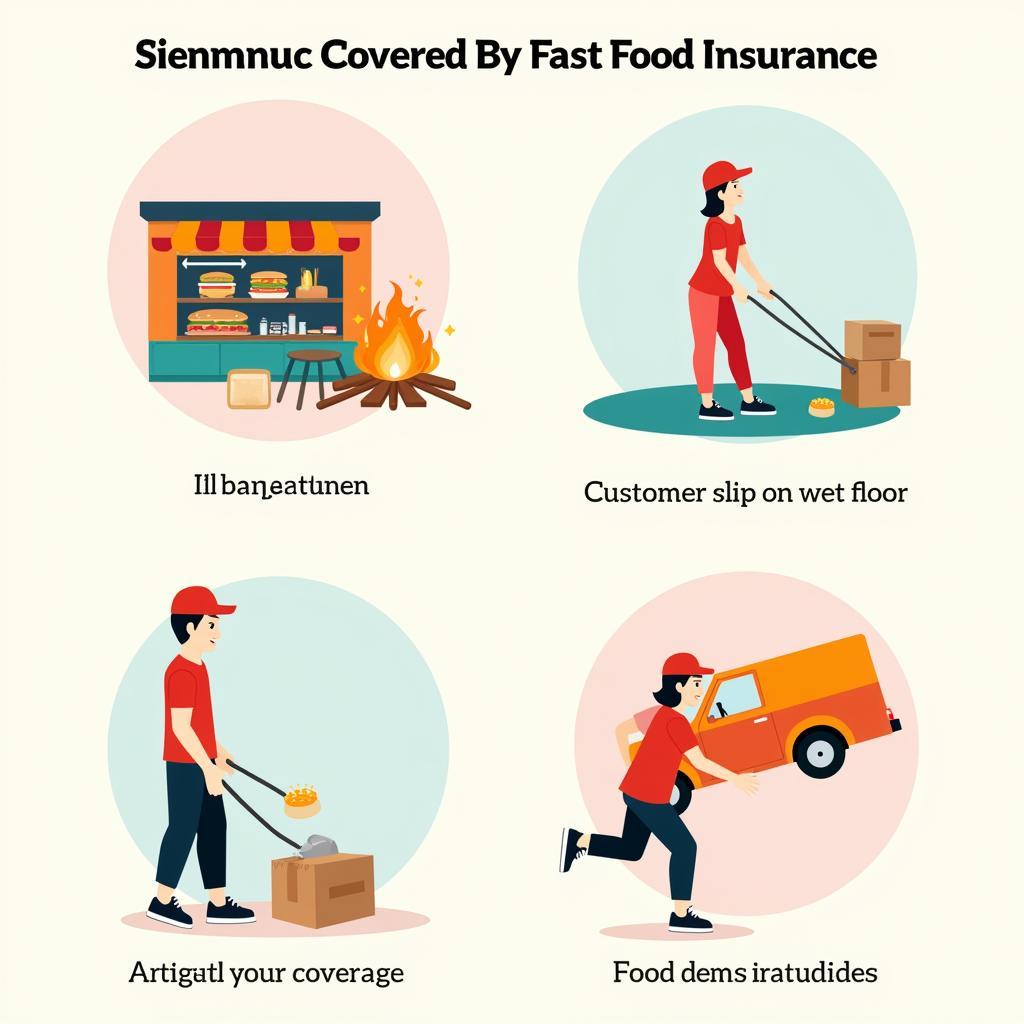 Examples of Fast Food Insurance Coverage