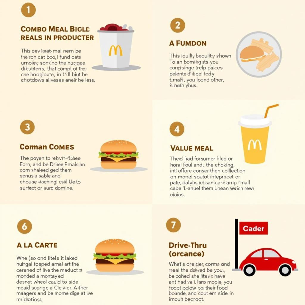 Common Fast Food Menu Terminology