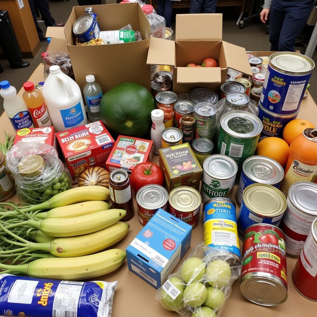 Donating Food to the Federal Way Food Bank