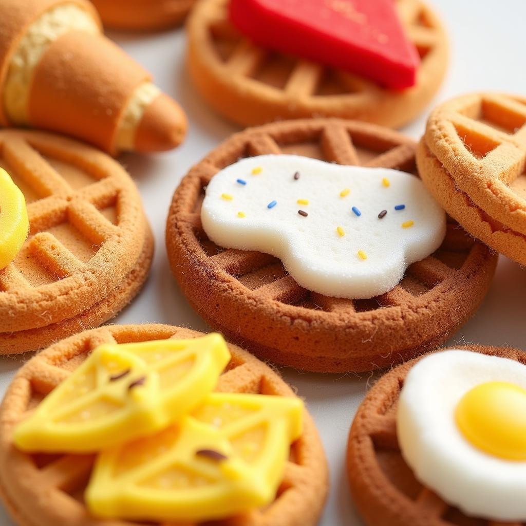 Felt and Plastic Breakfast Food Toys for Creative Play