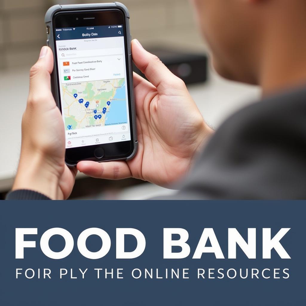 Using a Smartphone to Locate Food Assistance in Bristol VA