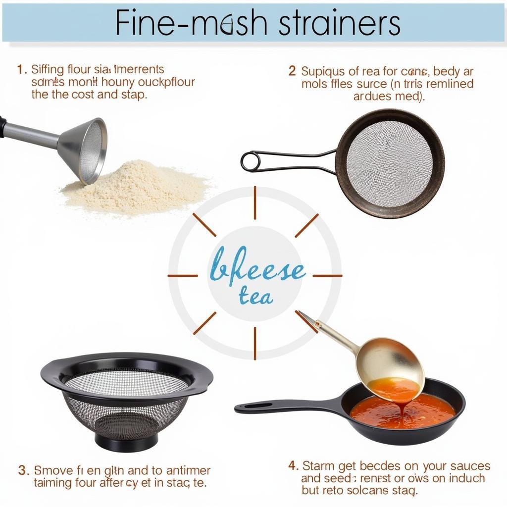 Fine Mesh Strainers for Specific Kitchen Tasks