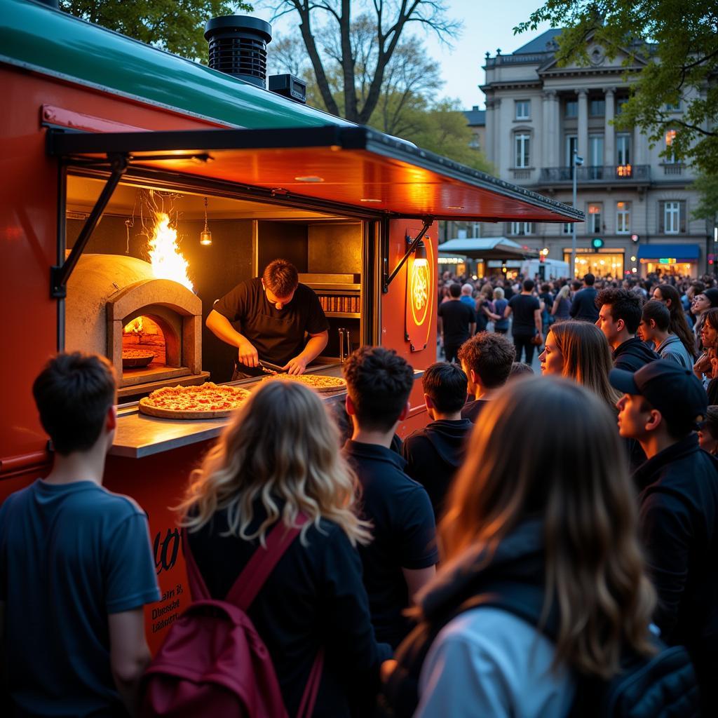 Food Truck with Wood Fired Oven