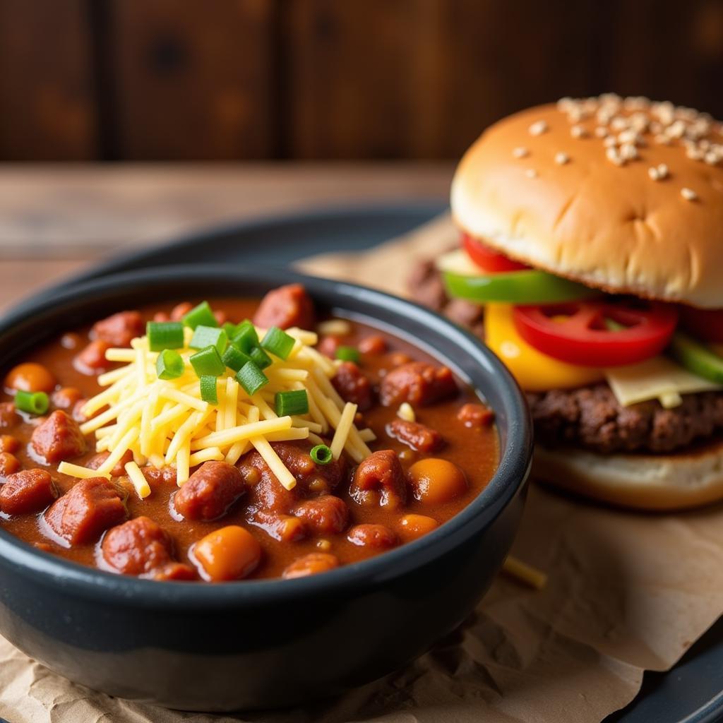 Fireman Party Main Course Ideas: Firehouse Chili and Firefighter Burgers