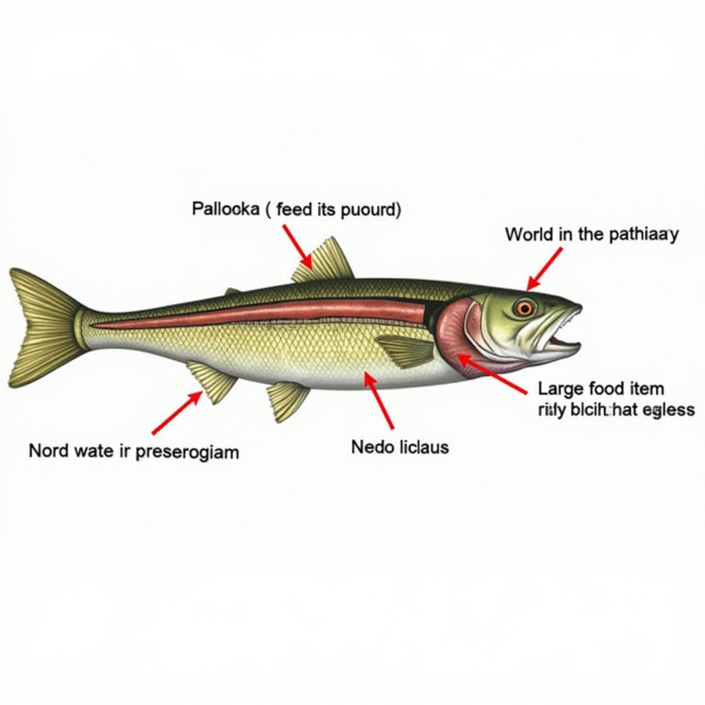 Fish Choking on Food: Anatomy of a Fish's Mouth and Gills