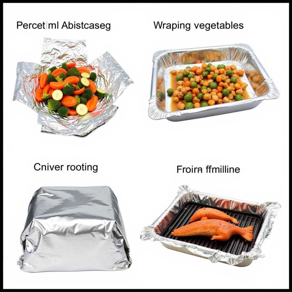 Preparing Food with Foil Paper