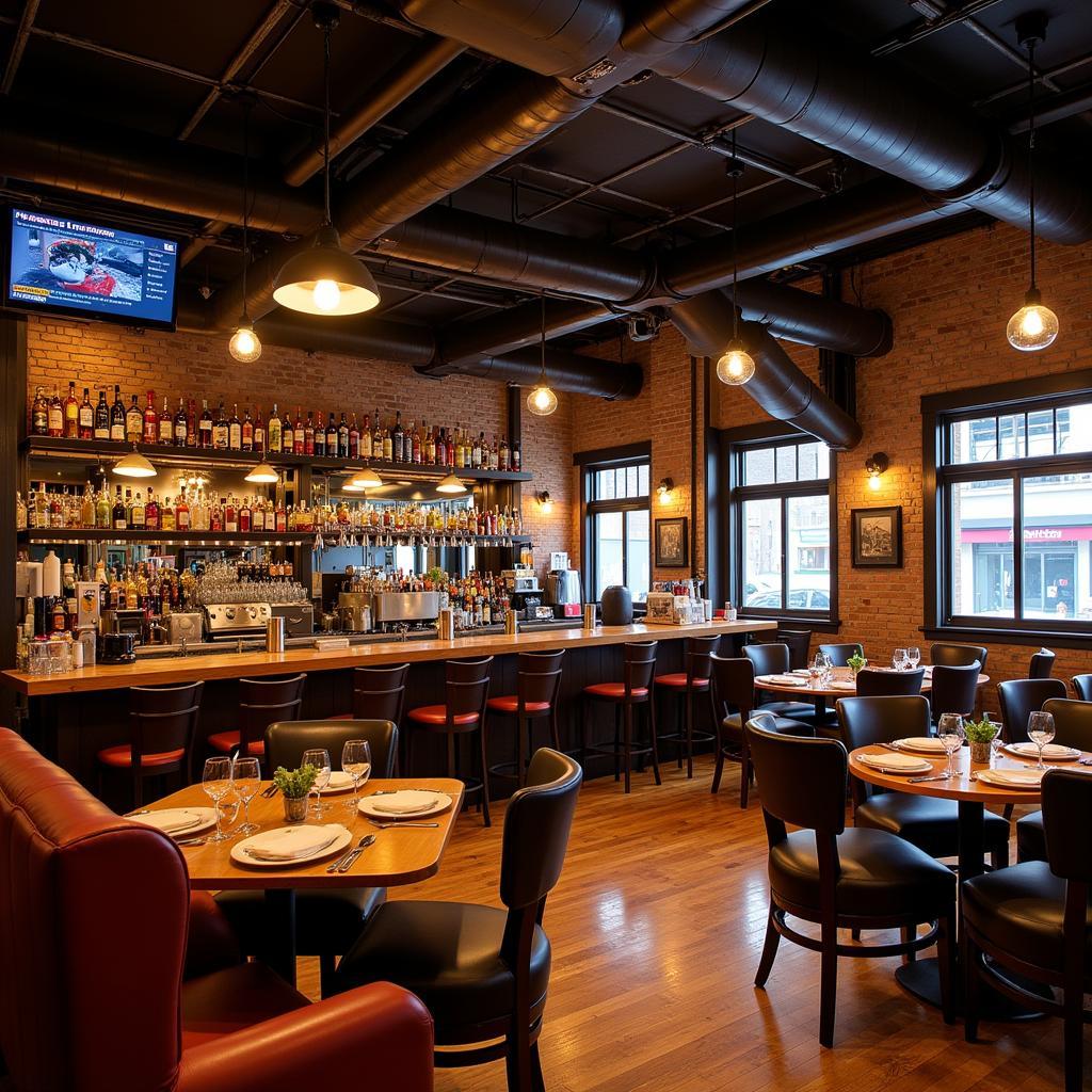 Interior view of the new food and beer establishment on Lockwood Ridge