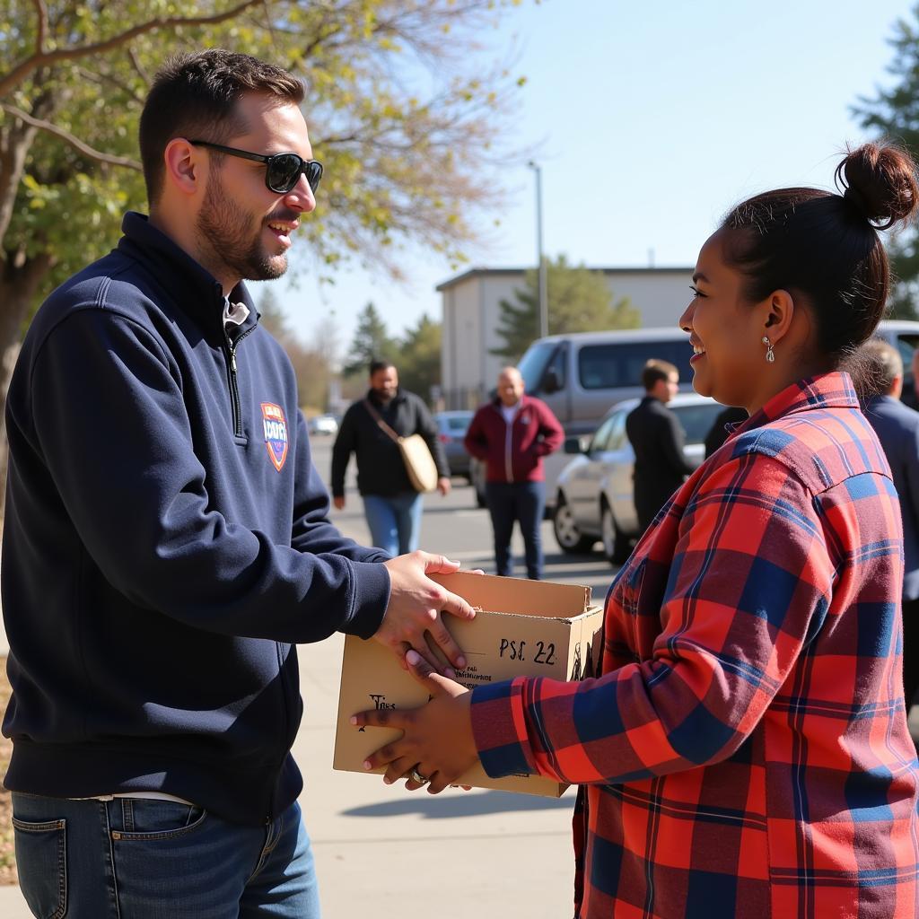 Food Bank Distribution in Modesto