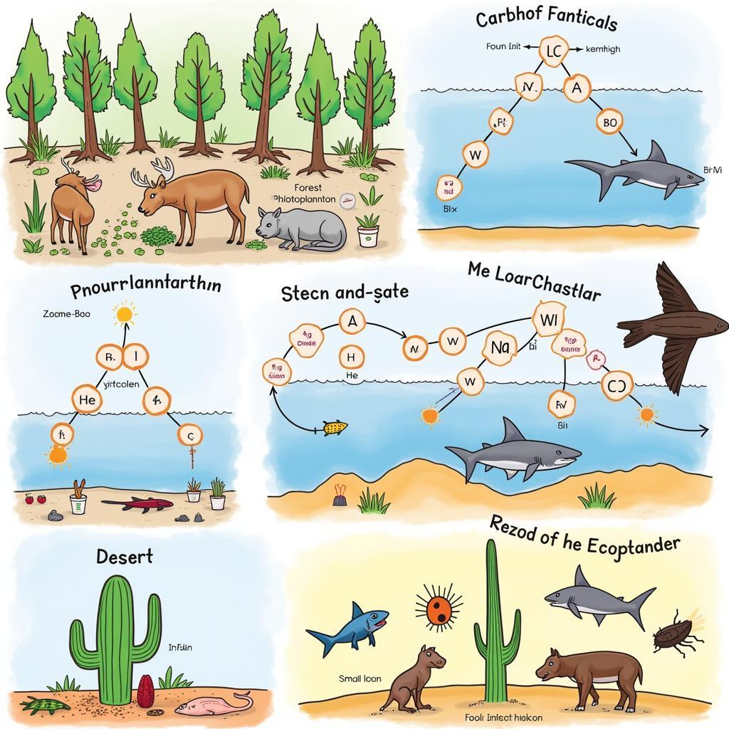 Examples of Food Chains in Different Ecosystems