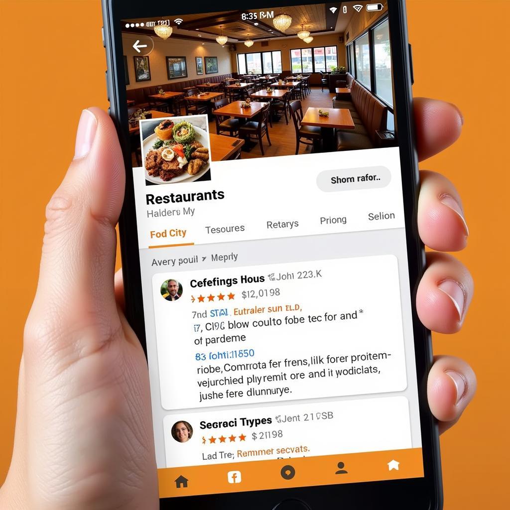 Food City App Restaurant Profile