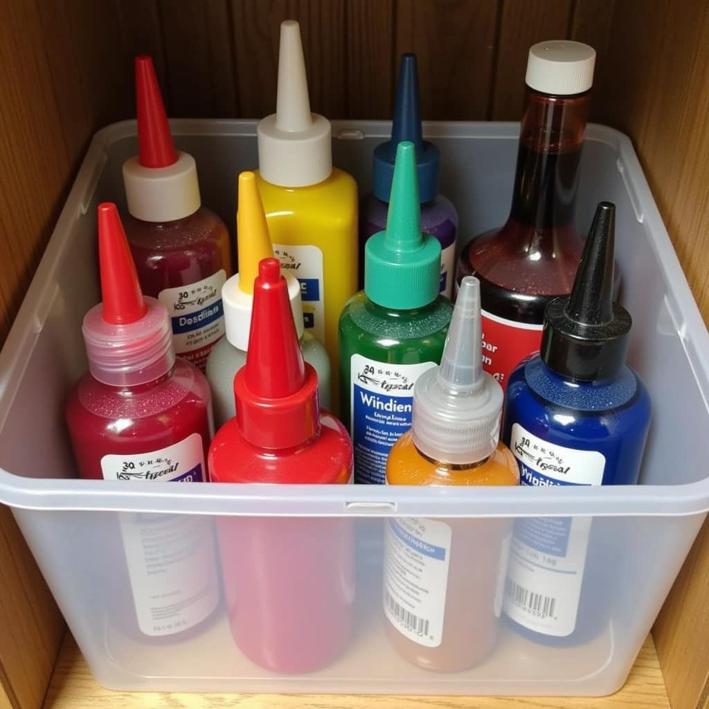 Proper Food Coloring Storage and Organization