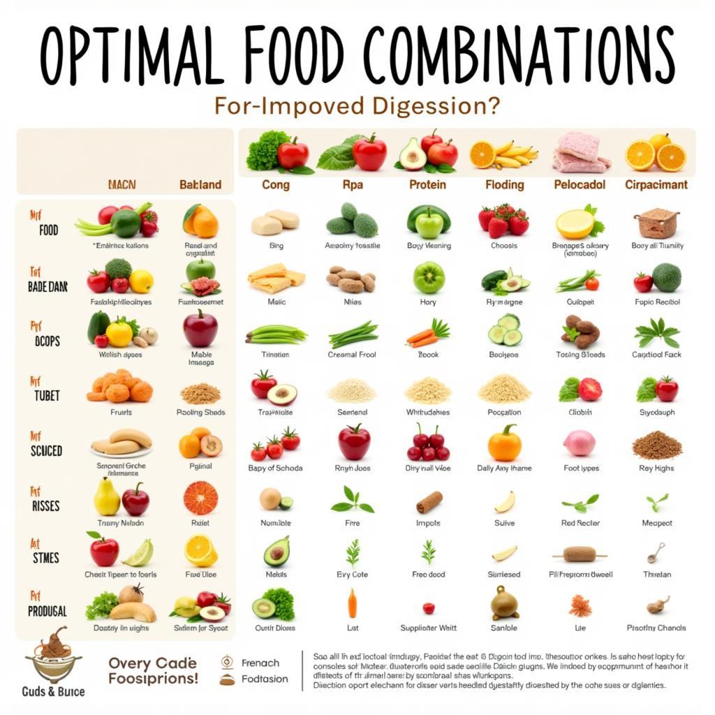 Food Combining Chart for Better Digestion